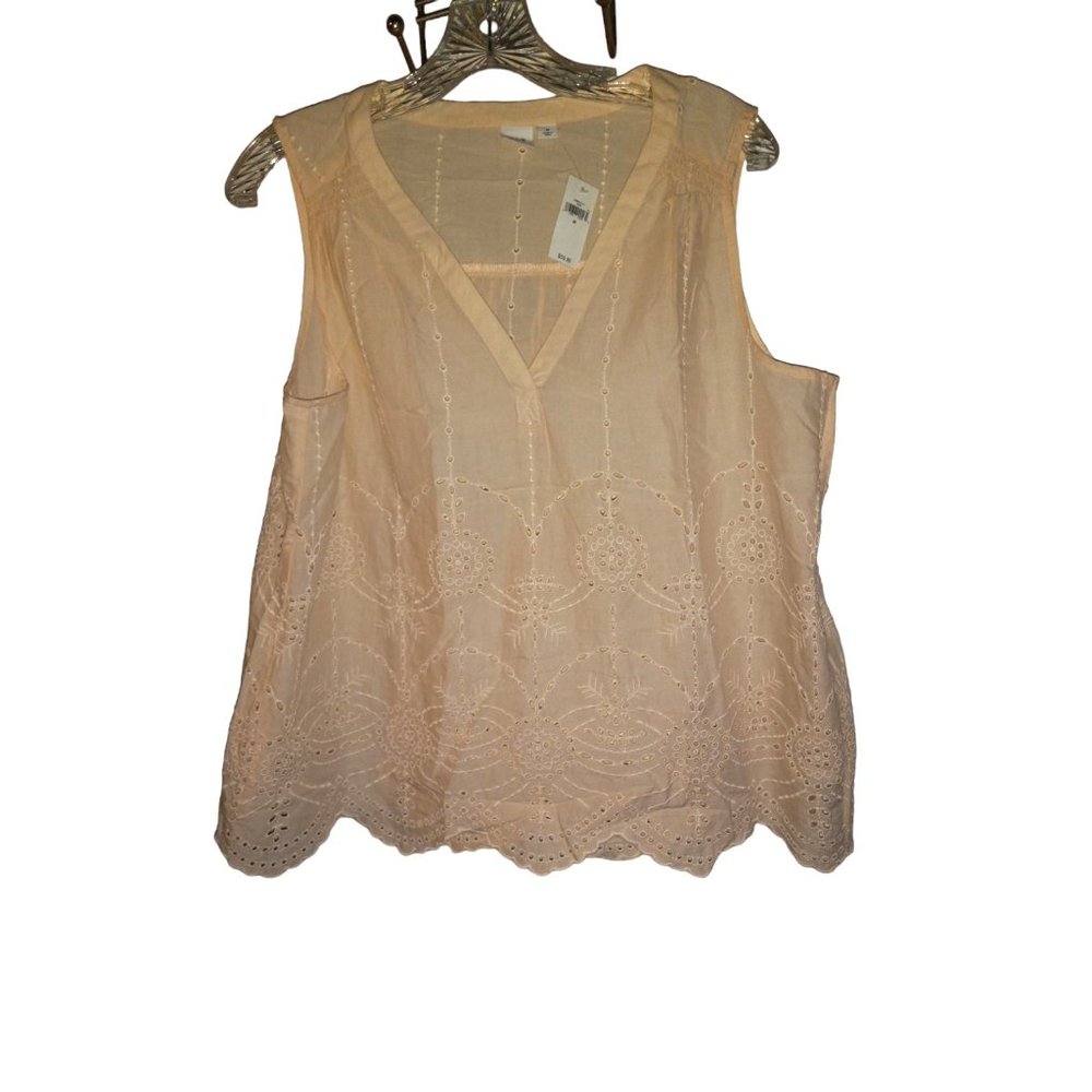 GAP Peach Sleeveless Blouse
